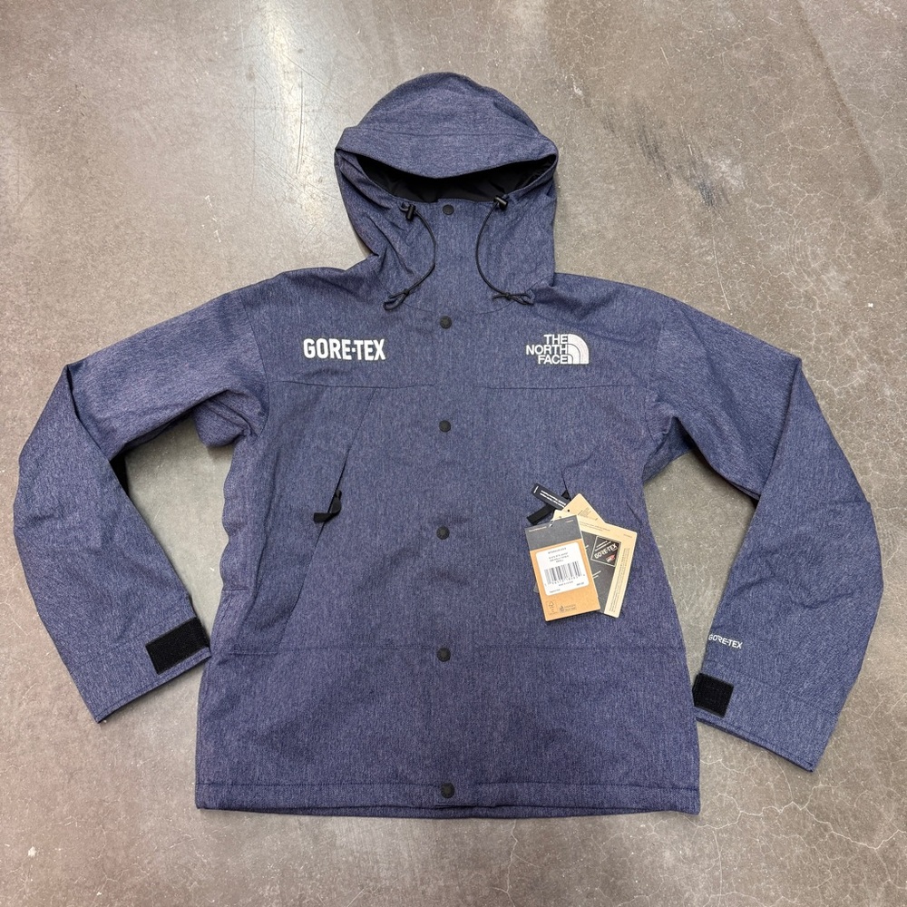 the north face men's gtx mountain jacket in denim